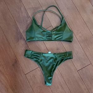 5/25 army green bikini cheeky bottoms